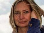 Petra Laszlo, la periodista h&uacute;ngara que ha sido sorprendida golpeando a refugiados sirios.cc