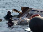 Imagen de un rescate tras un naufragio en el Mediterr&aacute;neo Oriental.