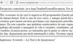 La web del Congreso, hackeada por Anonymous.