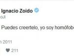 Tuit del nuevo ministro del Interior, Juan Ignacio Zoido, exalcalde de Sevilla.