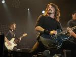 Foo Fighters durante un concierto.