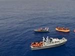 Rescate de inmigrantes en el Mediterr&aacute;neo