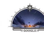 Doodle de Google dedicado al explorador Amundsen y su expedici&oacute;n al Polo Sur.