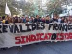 Manifestaci&oacute;n de estudiantes contra la Lomce y las rev&aacute;lidas en Valencia.