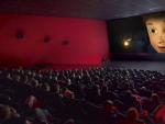 El interior de una sala de cine.