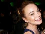 Lindsay Lohan, durante una cena ben&eacute;fica el pasado agosto.
