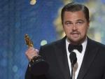 Leonardo DiCaprio, &Oacute;scar al mejor actor por 'El renacido'.