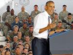 Barack Obama en la base naval de Rota, C&aacute;diz.