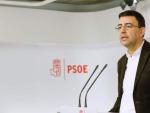 El portavoz de la comisi&oacute;n Gestora del PSOE, Mario Jim&eacute;nez.