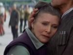 Carrie Fisher, en su papel como Leia en 'El despertar de la Fuerza'.