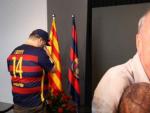 Una imagen a hace un a&ntilde;o, del homenaje que el FC Barcelona brind&oacute; a Johan Cruyff por su fallecimiento.