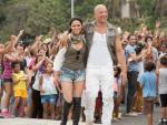 Michelle Rodriguez y Vin Diesel en 'Fast and Furious 8'.