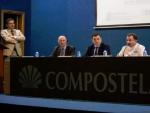 Berasategui y Rom&aacute;n Rodr&iacute;guez en el 50 aniversario CIFP Compostela