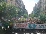 Manifestaci&oacute;n antitaurina por las calles de Madrid.
