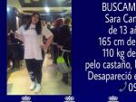 Sara Campos, la joven desaparecida.