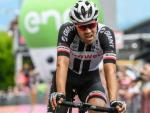 Tom Dumoulin en la pen&uacute;ltima etapa del Giro.