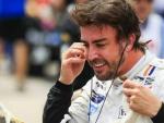 Fernando Alonso, en el circuito de Indian&aacute;polis.