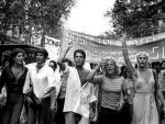 Primera manifestaci&oacute;n del Orgullo, en Barcelona (1997).