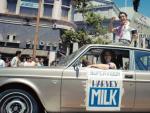 El pol&iacute;tico y activista Harvey Milk durante una de sus campa&ntilde;as. &copy; Dan Nicoletta.