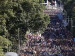 Miles de personas han recorrido las calles del centro de Madrid durante la manifestaci&oacute;n del Orgullo Gay 2017.