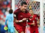 Pepe celebra su gol con Portugal ante M&eacute;xico en la Copa Confederaciones.