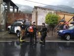 Efectivos de los equipos de rescate en el Valle del Jerte.