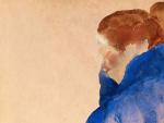 Egon Schiele (1890-1918). Frau in einem blauen Kleid (Mujer con vestido azul), 1911. Acuarela y l&aacute;piz sobre papel. Colecci&oacute;n Alicia Koplowitz-Grupo Omega Capital
