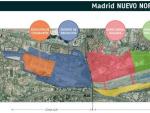 El nuevo proyecto Madrid Nuevo Norte concreta actuaciones diferenciadas en cinco zonas.