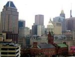 Vista general de la ciudad de Baltimore, en Estados Unidos.