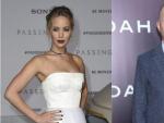 La actriz Jennifer Lawrence y el director Darren Aronofsky.
