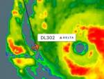 Imagen de Flightradar24.com que muestra c&oacute;mo un avi&oacute;n de la aerol&iacute;nea Delta consigui&oacute; aterrizar en San Juan de Puerto Rico ante la inminente llegada del hurac&aacute;n Irma, de categor&iacute;a 5.
