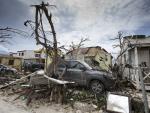 Vista de la devastaci&oacute;n ocasionada por el hurac&aacute;n Irma en Philipsburg, en la isla de San Mart&iacute;n.