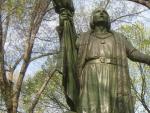 Imagen de archivo de la estatua de Col&oacute;n en Central Park.