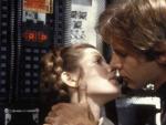 Carrie Fisher y Harrison Ford, en 'El imperio contraataca' (1980).