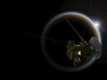 Imagen facilitada por la NASA que muestra una versi&oacute;n art&iacute;stica de la sonda Cassini. La nave, que durante los &uacute;ltimos 13 a&ntilde;os ha orbitado alrededor de Saturno, acabar&aacute; su misi&oacute;n el pr&oacute;ximo 15 de septiembre, momento en el que esta veterana del espacio se desintegrar&aacute; en la atm&oacute;sfera del segundo planeta m&aacute;s grande del Sistema Solar.