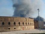Segovia.- Columna de humo provocada por el incendio