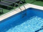 Imagen de archivo de la piscina de un hotel.