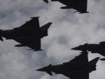Imagen de varios Eurofighter.