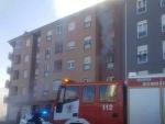 Un incendio declarado en una vivienda del n&uacute;mero 89 de la avenida de la Cemba de Ponferrada (Le&oacute;n).