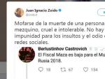 Twitter de Juan Ignacio Zoido, ministro de Interior.
