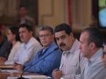 El presidente venezolano, Nicol&aacute;s Maduro, en un acto de gobierno en Caracas (Venezuela).