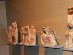 Piezas originarias de Sijena expuestas en el Museo de Lleida.