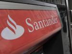 Un cajero del Banco Santander.