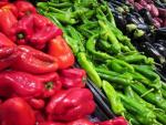 Pimientos, berenjenas, verdura, hortalizas, supermercado, consumo, IPC
