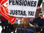 Imagen de archivo de una protesta en Madrid por las pensiones.