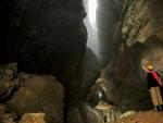 Una imagen de la Cueva Palomera, en Ojo Guaren&#771;a (Burgos).