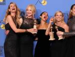 Laura Dern, Nicole Kidman, Zoe Kravitz, Reese Witherspoon y Shailene Woodley posan junto a los galardones obtenidos por 'Big Little Lies'.