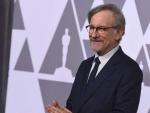 Steven Spielberg acude a la comida de nominados de la 90&ordf; edici&oacute;n de los &Oacute;scar.
