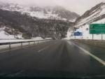 Autopista del Huerna, AP-66, nieve, temporal, cadenas, puerto de monta&ntilde;a