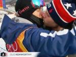 Gus Kenworthy besa a su novio en los Juegos de PyeongChang.